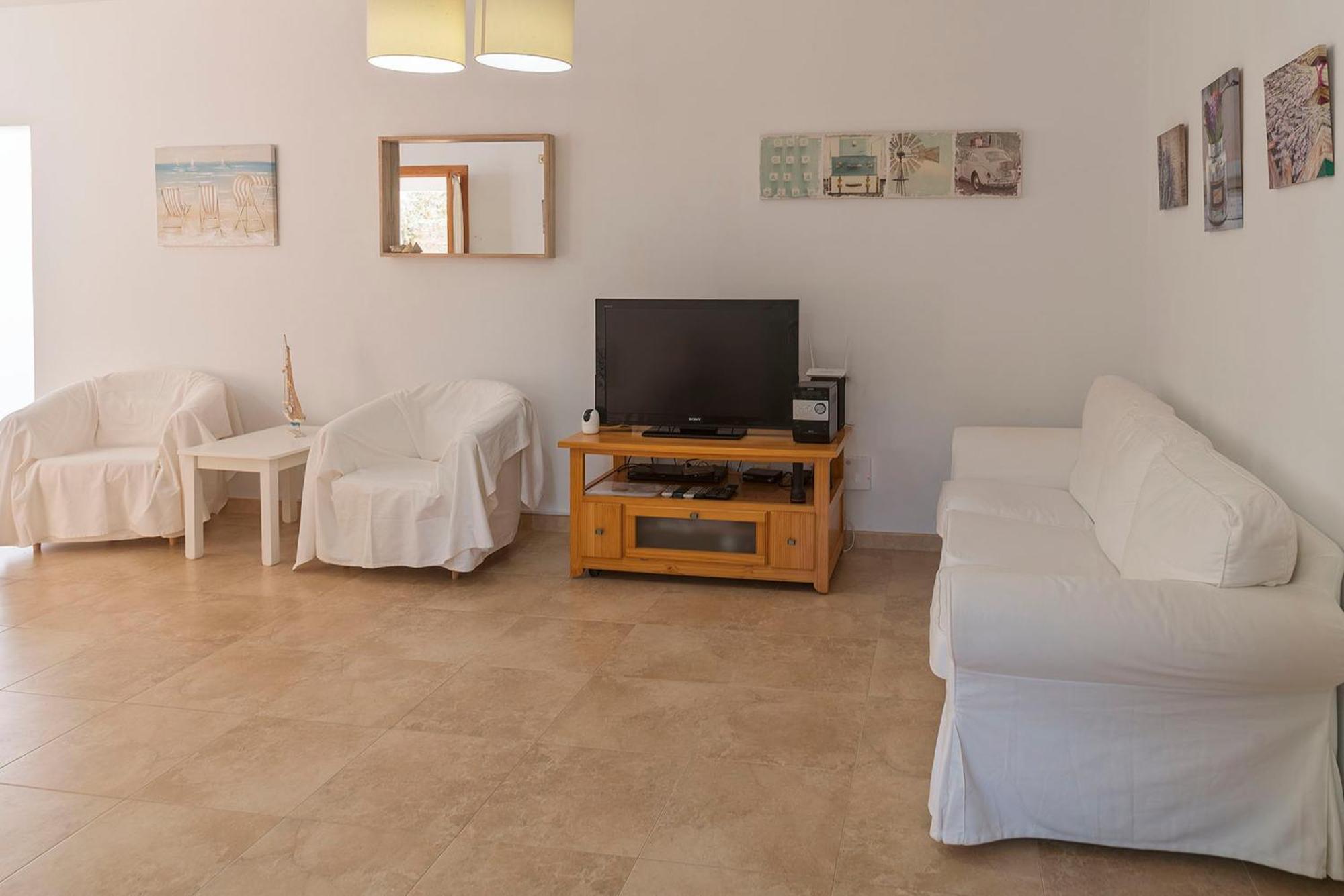 Villa Es Lliri Blanc à Cala Saona Extérieur photo