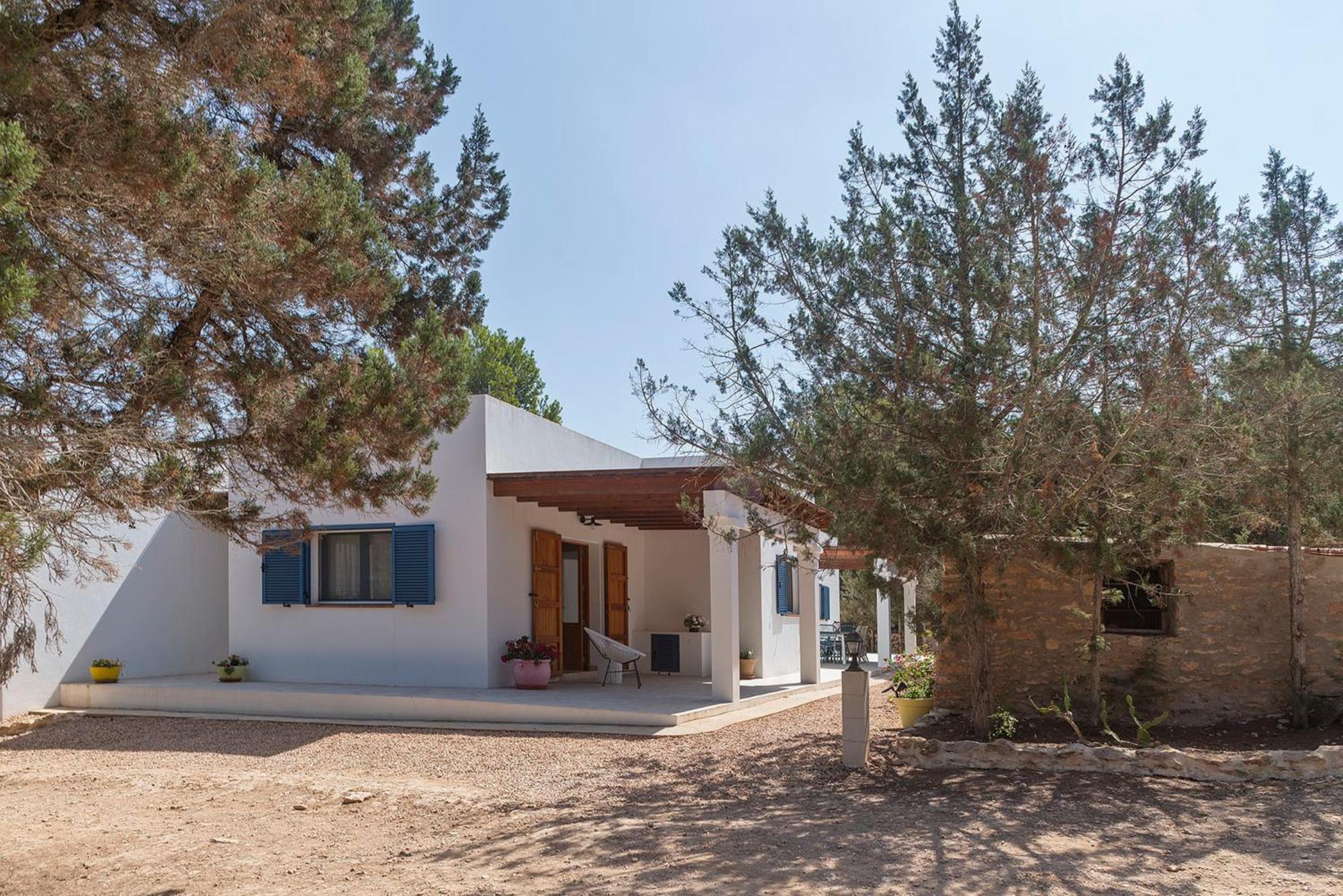 Villa Es Lliri Blanc à Cala Saona Extérieur photo